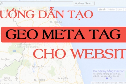 Hướng dẫn tạo Geo Meta Tag cho website