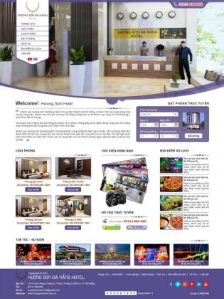 Thiết kế web Khách sạn Hương Sơn