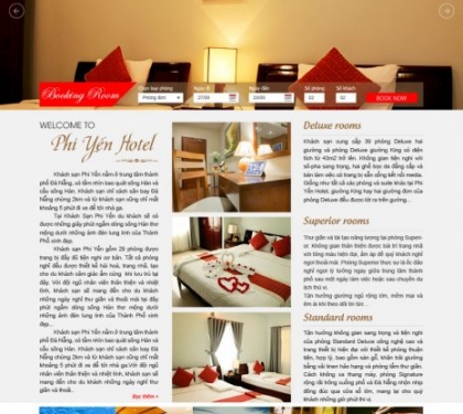 Thiết kế web Khách sạn Phi yến