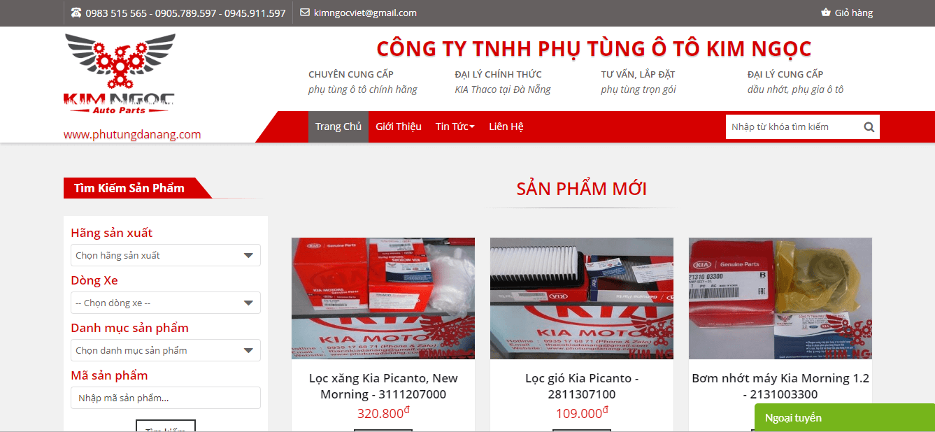 phụ tùng ô tô đà nẵng