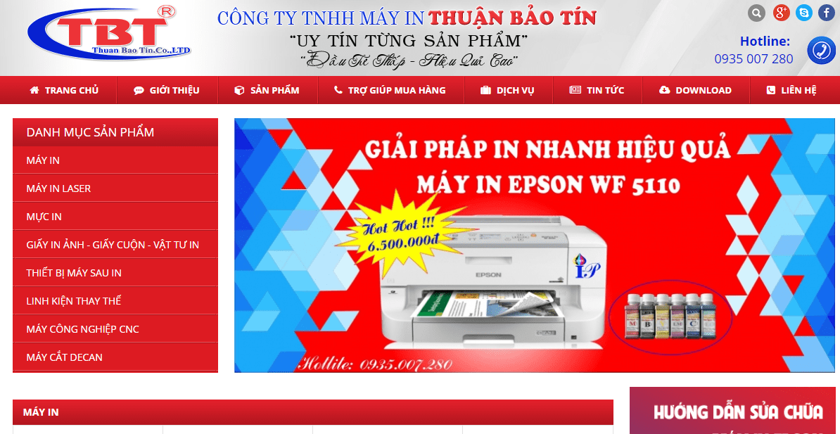 máy in Đà Nẵng