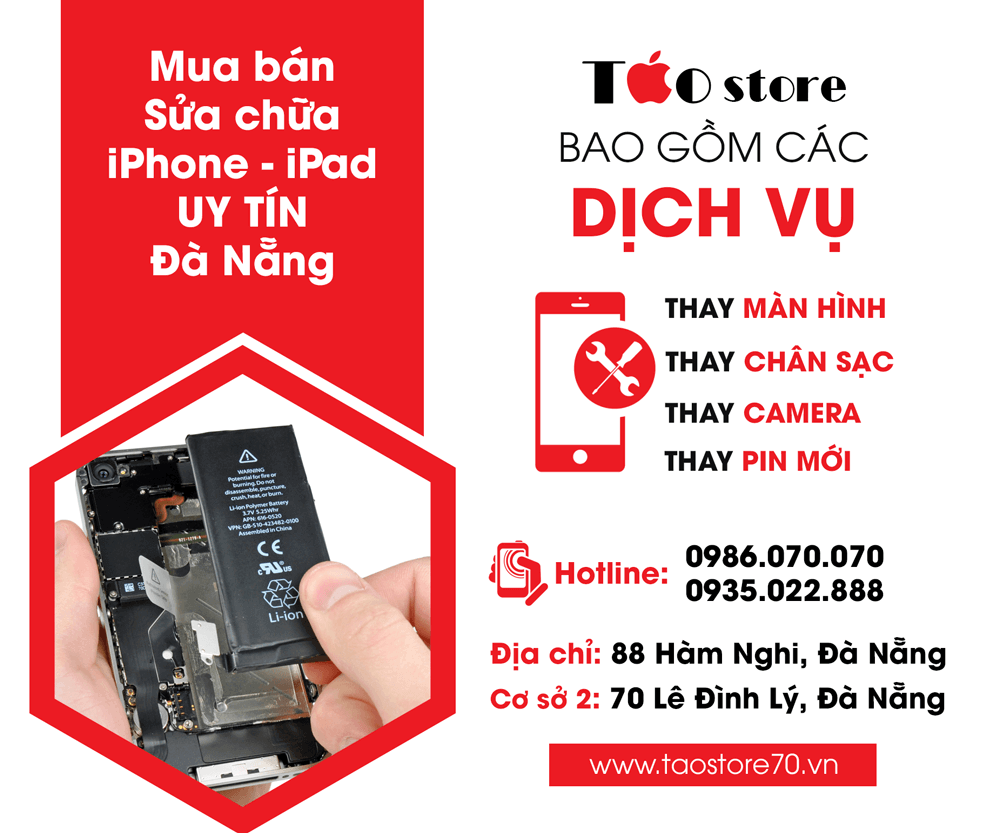 thay pin Iphone Đà Nẵng