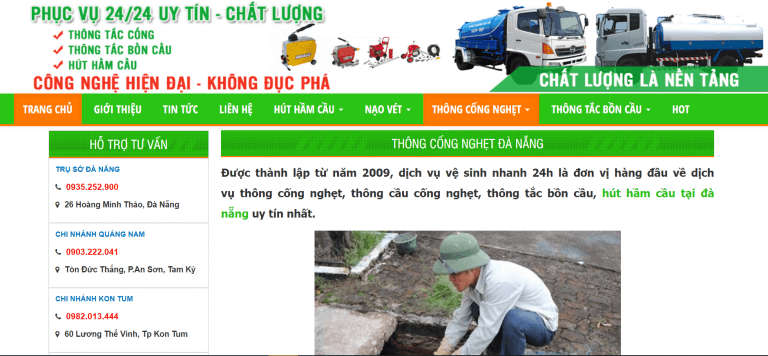 Thông cầu cống Đà Nẵng